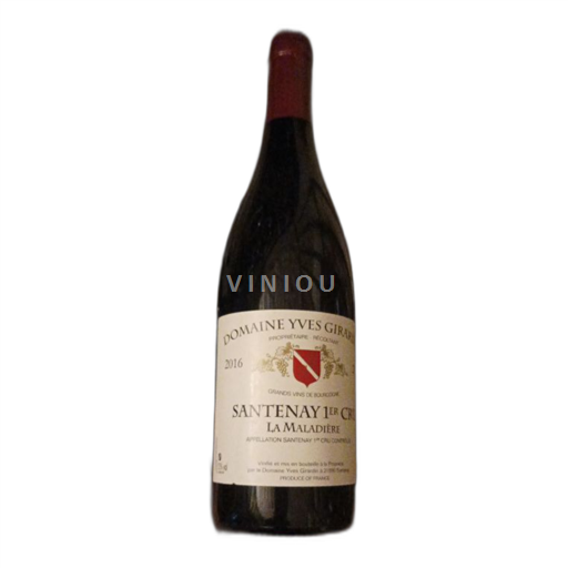 Bourgogne Santenay Premier Cru Domaine Yves Girardin La Maladière 2016