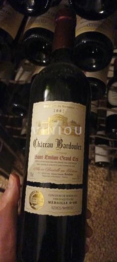 Bordeaux Saint-Émilion Grand Cru Grand Cru Château Bardoulet 2007