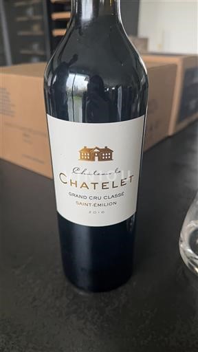 Bordeaux Saint-Émilion Grand Cru Classé Château Le Chatelet 2016