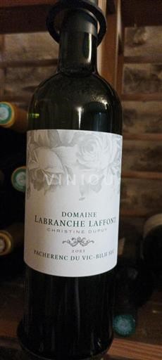 Lounais-Ranska Pacherenc-du-vic-bilh Domaine Labranche Laffont 2021