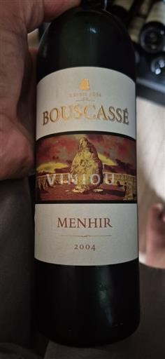 Südwestfrankreich Madiran Château Bouscassé Menhir 2004