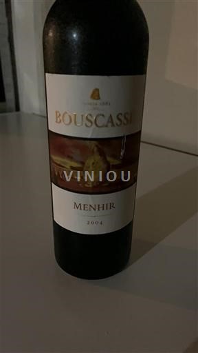 Sud-Ouest Madiran Château Bouscassé Menhir 2004