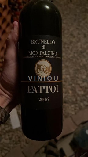 Toscana Brunello di Montalcino. Fattoi 2016
