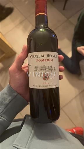 Bordeaux Pomerol Château Belair 2016
