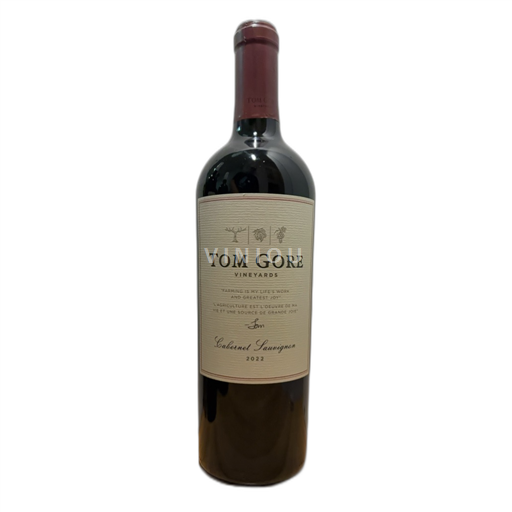 Vin Rouge sec Cabernet Sauvignon Tom Gore Vineyards 2022 USA AVA californiennes AVA