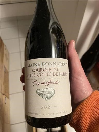 Burgundy Unspecified Domaine Bonnardot Coup de Foudre 2021