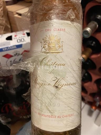Burdeos Sauternes Premier Cru Classé Château Rayne Vigneau 1999