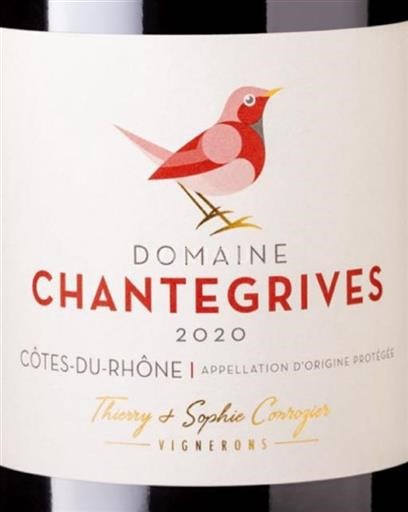Rhône-dalen Côtes-du-Rhône Domaine Chantegrives 2020