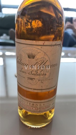 Bordeaux Sauternes Château Yquem 1987