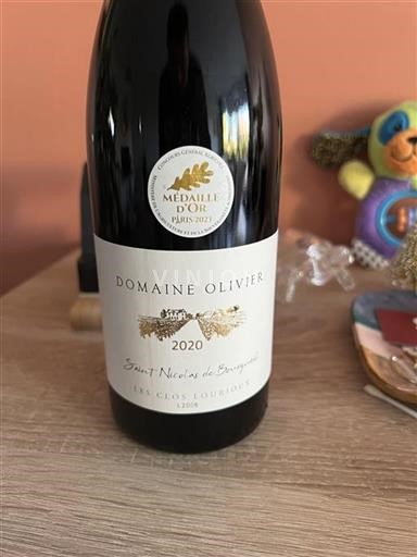 Loirevallei Saint-Nicolas-De-Bourgueil Domaine Olivier Les Clos Lourieux 2020