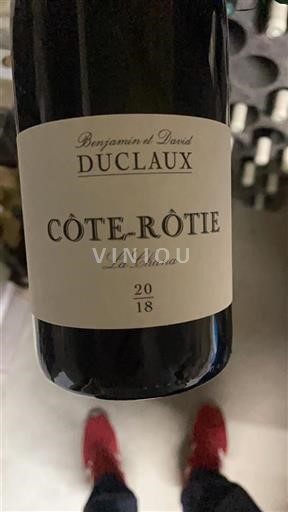 Rhônen laakso Côte-rôtie Duclaux La Chana 2018
