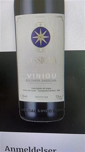 Vin Rouge sec Sassicaia Tenuta San Guido 2021 Italie Toscane DOC