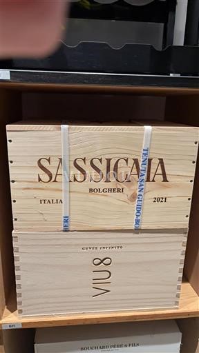 Wijnen Rouge sec Sassicaia Tenuta San Guido 2021 Italië Toscane Niet gespecificeerd DOC