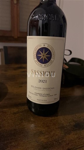 Wines Rouge sec Sassicaia Tenuta San Guido 2021 Italy Tuscan Wines Unspecified DOC