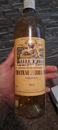 Bordeaux Graves Château Ferrande 2012