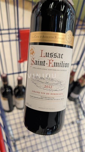Burdeos Lussac-Saint-Émilion La Cave Augustin Florent 2022