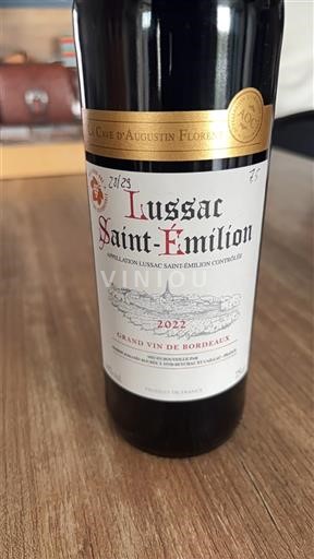 Bordeaux Lussac-saint-émilion La Cave Augustin Florent 2022