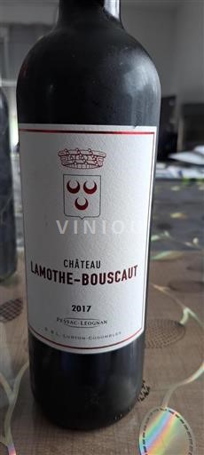 Bordéus Pessac-Léognan Château Lamothebouscaut 2017
