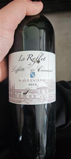 Vin Rouge sec Le Reflet Château Laffitte Carcasset 2013 France Bordeaux Saint-Estèphe AOC