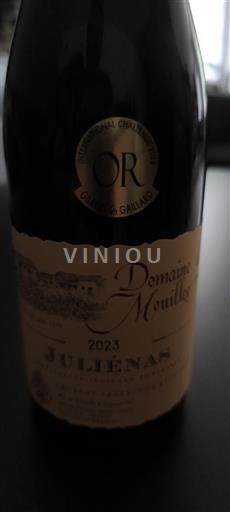 Vin Rouge sec Domaine Moulin 2023 France Beaujolais Juliénas AOC