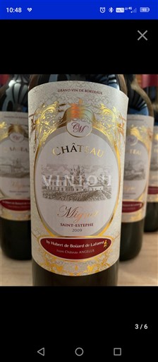 Bordéus Saint-Estèphe Château Mignot 2009