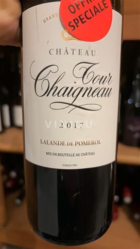 Bordeaux Lalande-de-Pomerol Château Tour Chaigneau 2017