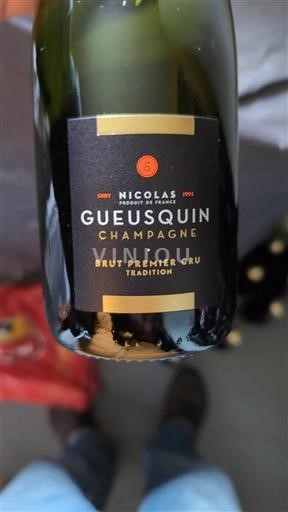 Champagne Sâm-panh Premier Cru Gueusquin Tradition Không niên vụ