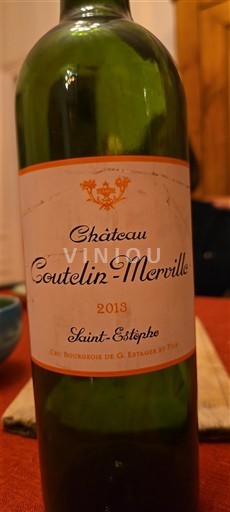 Bordeaux Saint-Estèphe Coutelinmerville 2013