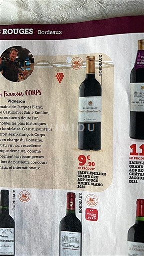 Bordeaux Saint-Émilion Grand Cru Château Jacques Blanc 2020