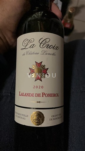 Bordeaux Lalande-de-Pomerol Château Lamothe La Croix 2020