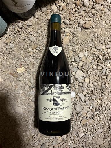 Thung lũng Rhône Ventoux Domaine Faverand Réserve 2022