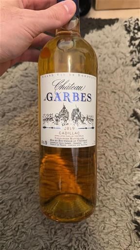 Bordeaux Cadillac Château Garbes 2019