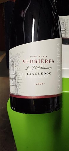 Wines Rouge sec Les 7 Fontaines Domaine Les Verrières 2023 France Languedoc AOC