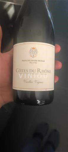 Valle del Rodano Côtes-du-Rhône Françoisxavier Nicolas Père & Fils Vieilles Vignes 2019