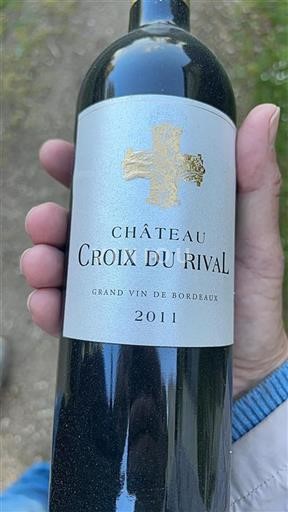 Bordéus Château Croix Du Rival 2011