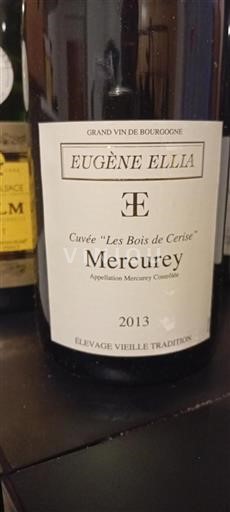 Burgundy Mercurey Eugène Ellia Les Bois de Cerise 2013