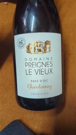 Languedoc-Roussillon Pays d'Oc Domaine Preignes Le Vieux Tradition 2020