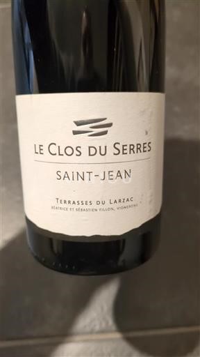 Languedoque Terrasses du Larzac Le Clos Du Serres Saint-Jean 2018