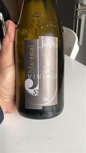 Vin Blanc sec Marestel Guy Justin 2022 France Savoie et Bugey Roussette-de-savoie AOC