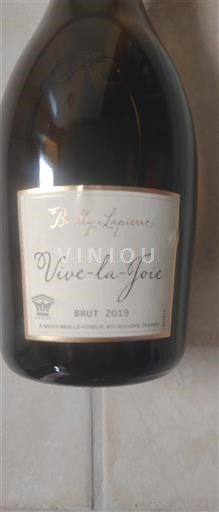 Bourgogne Crémant de Bourgogne Bailly Lapierre Vive-la-Joie 2019