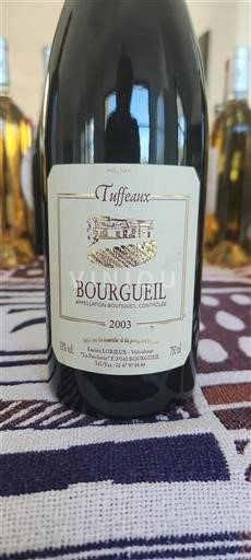 Loiredalen Bourgueil Lucien Lorieux Tuffeaux 2003
