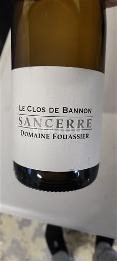 Loire Valley Sancerre Domaine Fouassier Le Clos De Bannon 2018