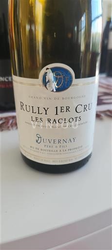 Borgogna Rully Premier Cru Duvernay Les Raclots 2013
