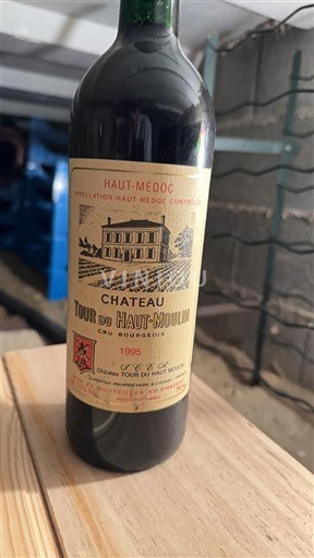Вина Rouge sec Château Tour Du Hautmoulin 1995 Francuska Bordo Haut-Médoc AOC Cru Bourgeois