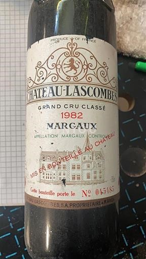 Bordéus Margaux Grand Cru Château Lascombes 1982