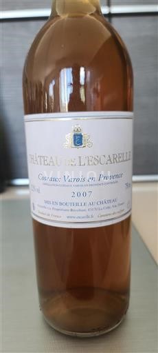 Provenza Coteaux Varois en Provenza Château L'escarelle 2007