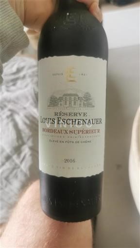 Bordeaux Bordeaux Supérieur Louis Eschenauer Réserve 2016