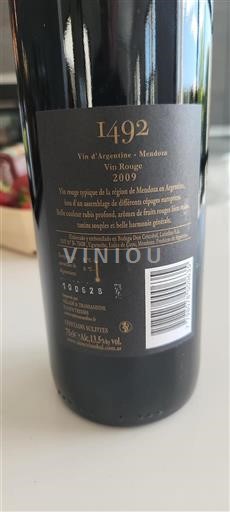 Mendoza Nespecifikováno Bodega Don Cristobal 1492 2009