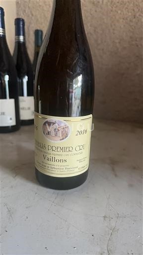 Borgonha Chablis Premier Cru Jean Et Sébastien Dauvissat Vaillons 2016