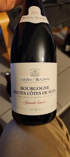 Burgundy Hautes Côtes de Nuits Nuitonbeaunoy Grande 2021